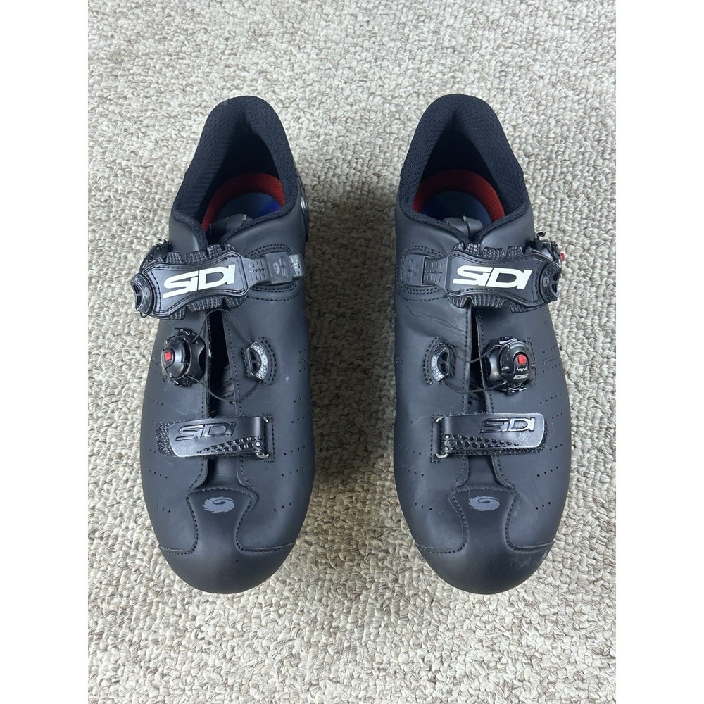 Sidi Carbon Twelve Cycling Shoes Men's Size 47 Black Biking